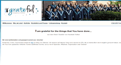 Desktop Screenshot of grateful-gospelchor.de