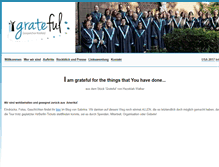 Tablet Screenshot of grateful-gospelchor.de
